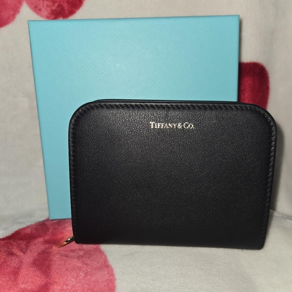 Tiffany & Co. Black Leather Wallet